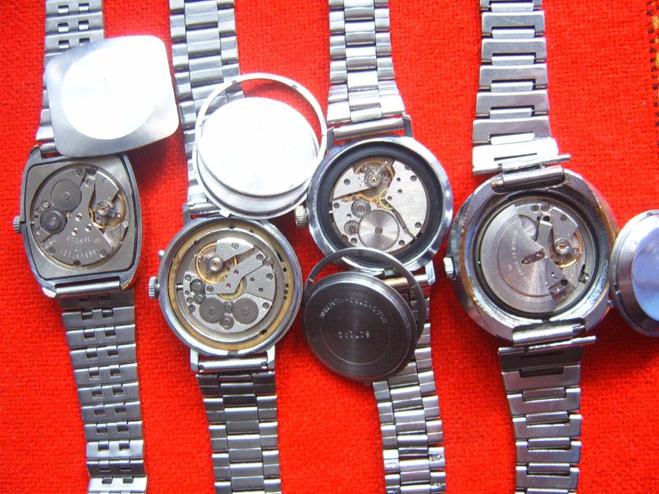 Мъжки ръчни механични часовници Poljot  Полет Slava СССР -ера