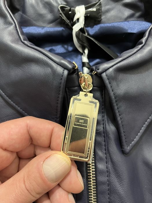 Elisabetta Franchi кожено боди размер M