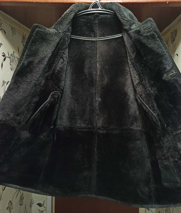 Мужская натуральная дубленка