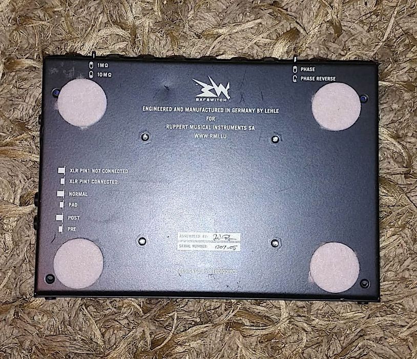Lehle RMI Basswitch IQ DI pedala chitara bass de calitate