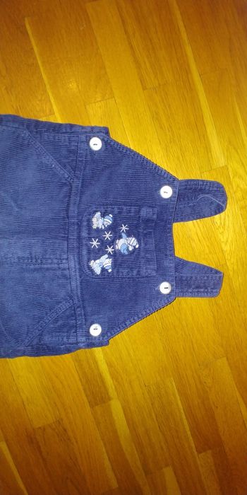 Подплатен джинсов гащеризон за 6 м.