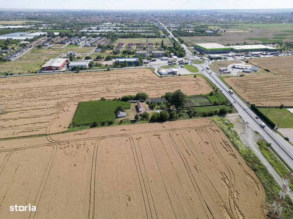 Teren 7653mp cu PUZ aprobat DN Arad Oradea