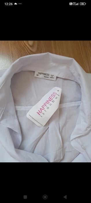 Cămașă lungime asimetrica Happines Nouă cu etichetă