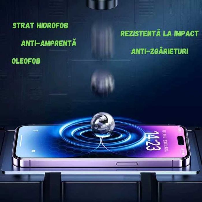 Folie sticla Samsung S25/S25+/S24/S24+ instalare rapida