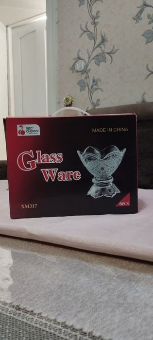 GLASS WARE Xrustal idish shisha idish