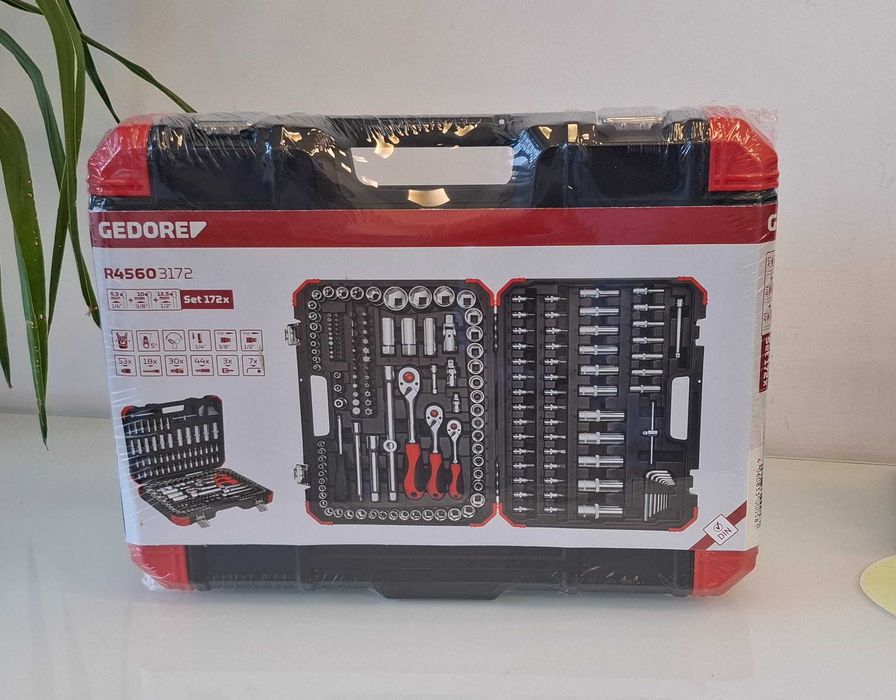 Gedore Red-комплект гедоре 172 части (1/2-1/4-3/8)