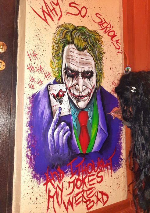 Picturi pereti, Portrete ,Caricaturi,Tenisi pictati