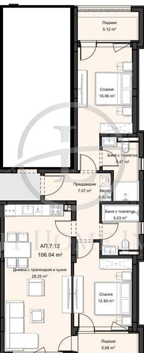 Продава се Тристаен апартамент в Пловдив, Остромила - 120 кв.м за 1321 €/кв.м - Снимка #6