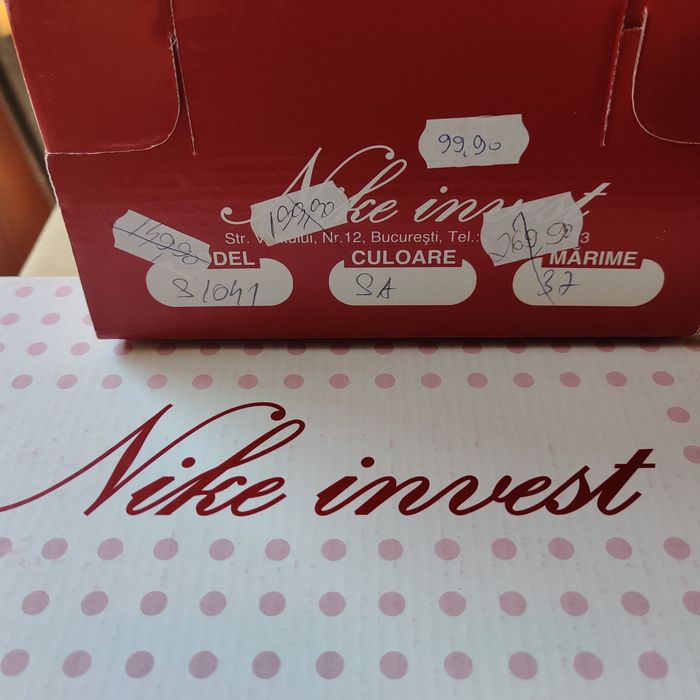 Pantofi Sanda Aurii Piele 37