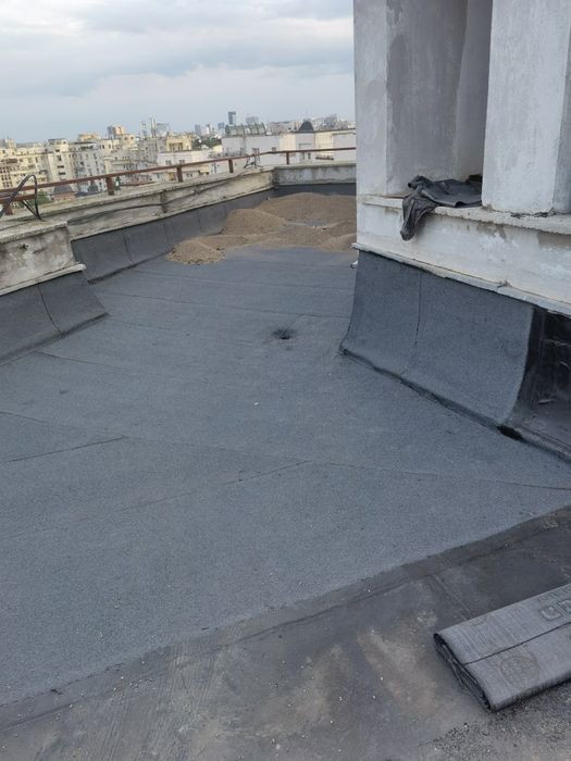 Hidroizolatii membrana bituminoasa terase de bloc , casa