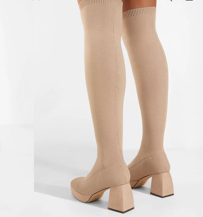 дамски боти/чизми бежови