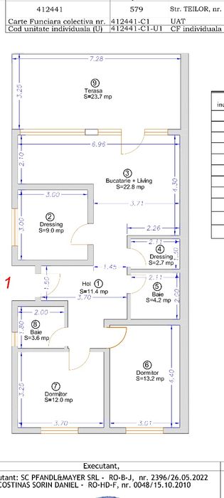 Vand duplex giarmata vii