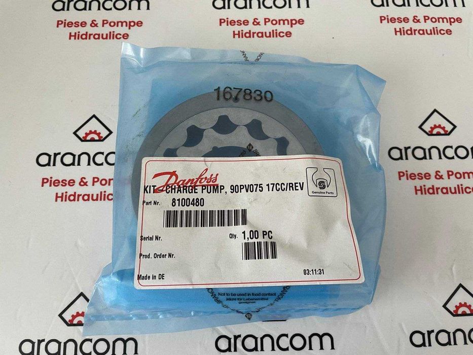 8100480 Pinioane pompa incarcare 90P075 Sauer Danfoss - 17cc