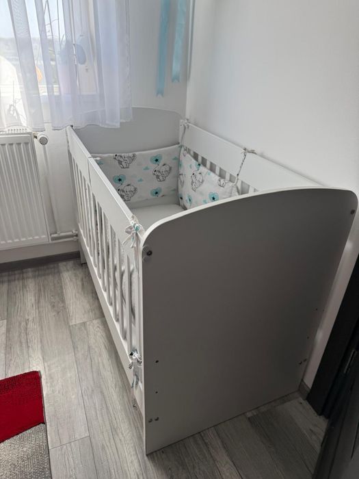 Pătuț bebe cu saltea de cocos
