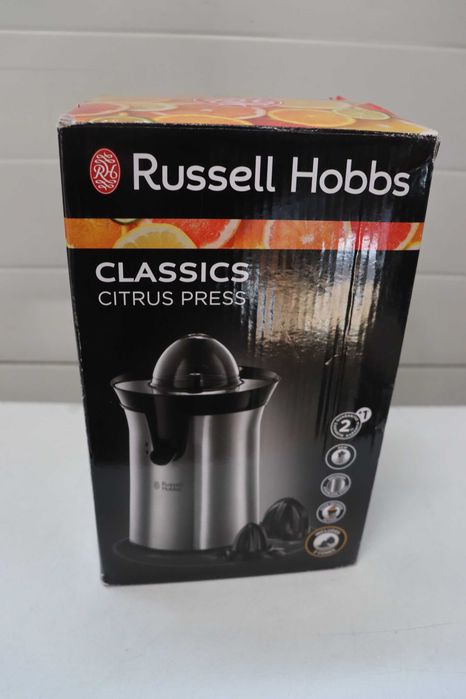 Преса за цитруси Russell Hobbs Classics, черна/сребрист