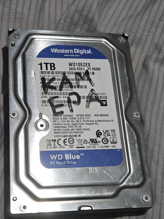 Жесткий диск 1Tb WD Blue
