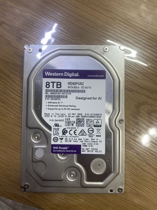 HDD жесткий диск western digital 8 tb
