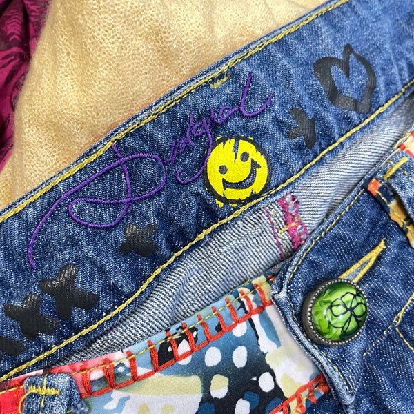 Дамски къси дънки DESIGUAL | S