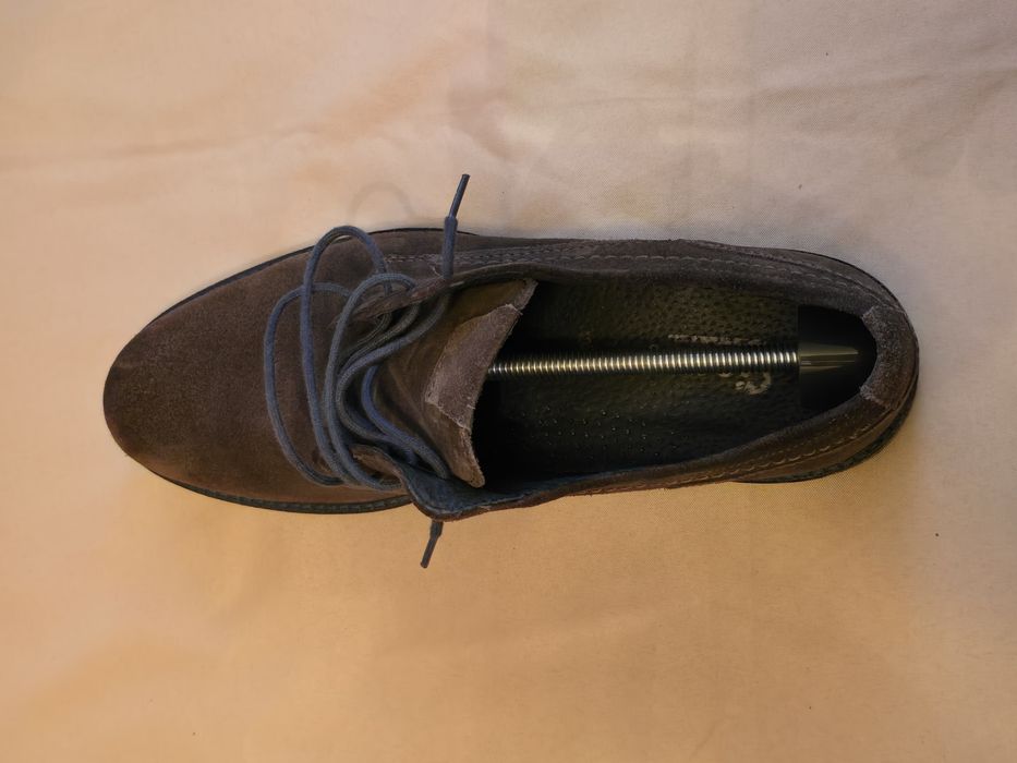 Pantofi piele întoarsă maro Sioux