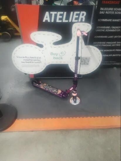 Trotinetă cu Suspensii şi Frâne pe Ghidon Mid - (SecondHand) Decathlon