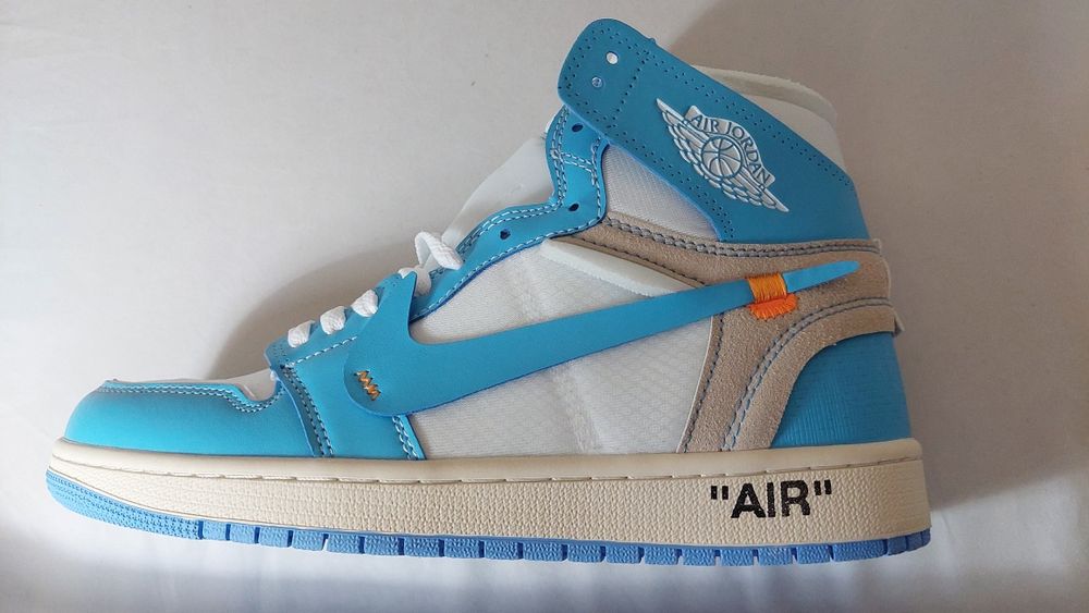 Jordan 1 off-white unc sneakers adidasi nike 42