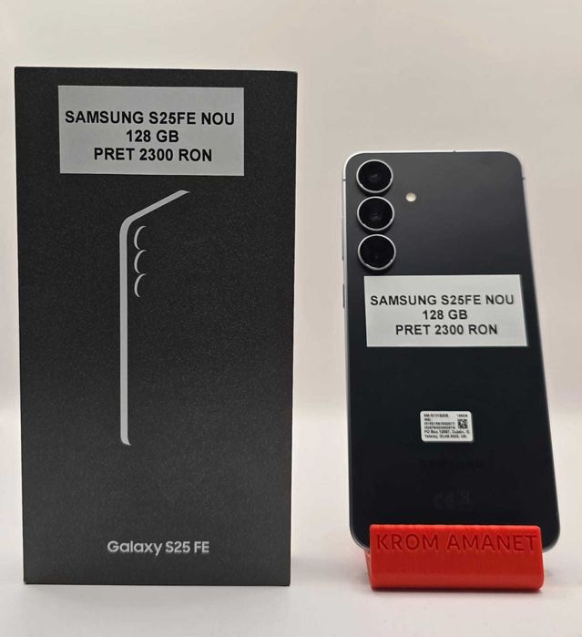Samsung S25 FE / NOU / 0 Minute * Krom Amanet Margeanului *