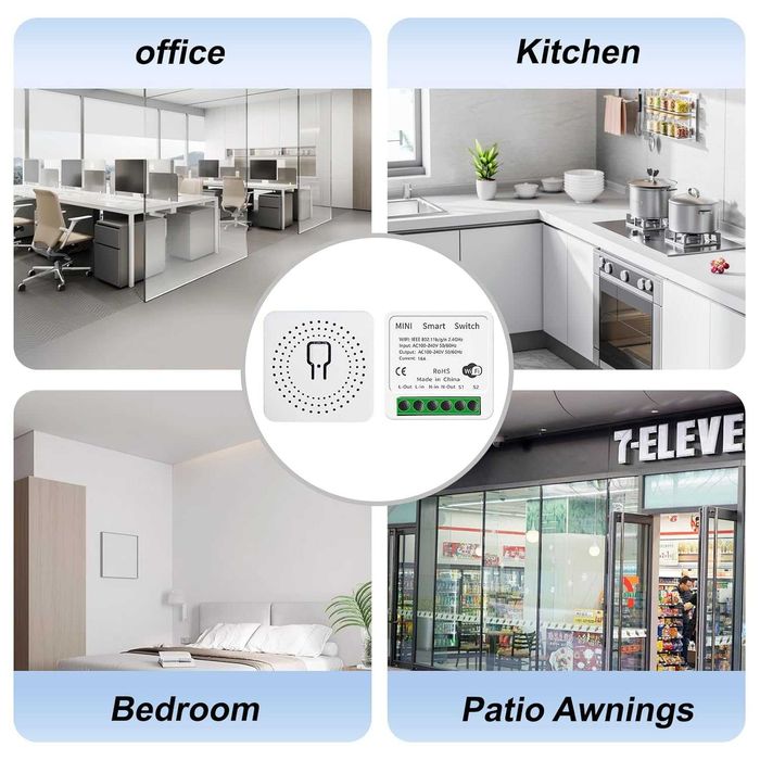 Mini Smart Wi-Fi Switch – Смарт превключвател за управление на уреди