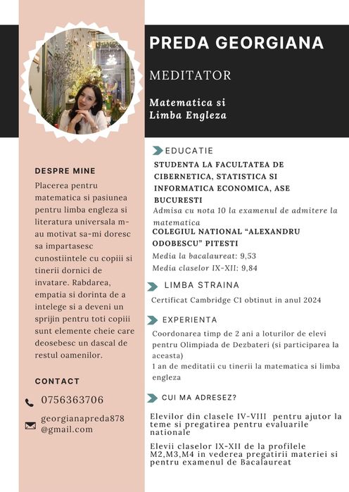 Pregatire online matematica & engleza