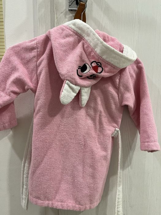 Детски, бебешки халат за баня момиче