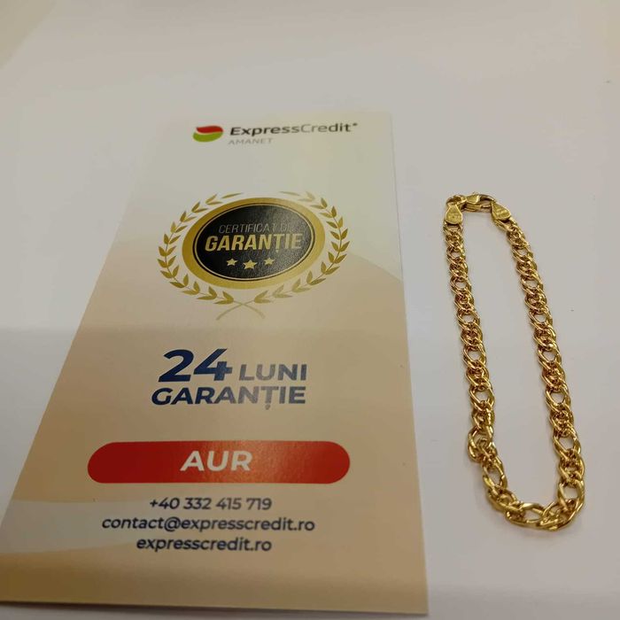 Bratara aur 18k (ag49 Esplanada b.7802) Garantie 2 Ani