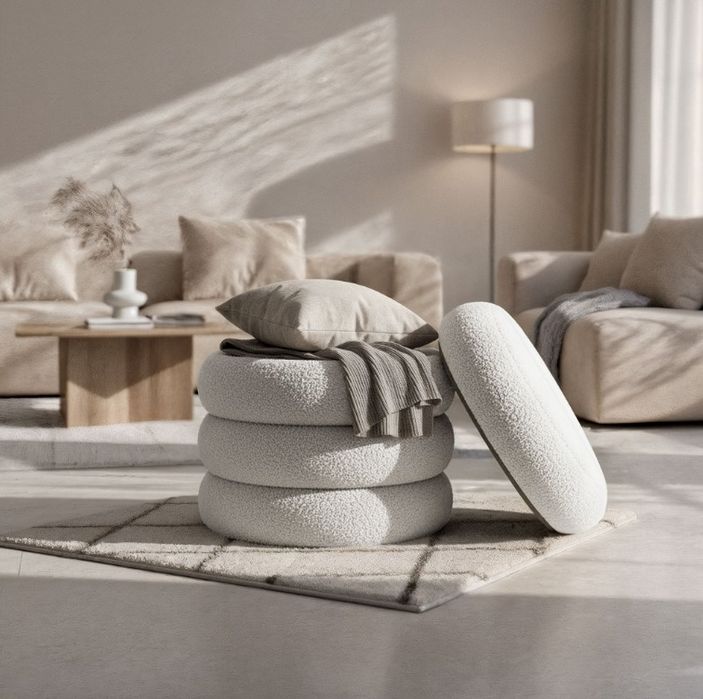 Taburet Akord Furniture, 42 cm x 42 cm x 44.5 cm