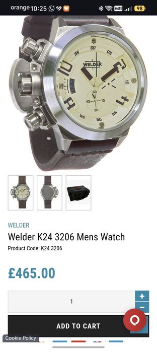 Ceas Welder K24 3206 Chronograph - Design Italo Fontana (U-Boat)