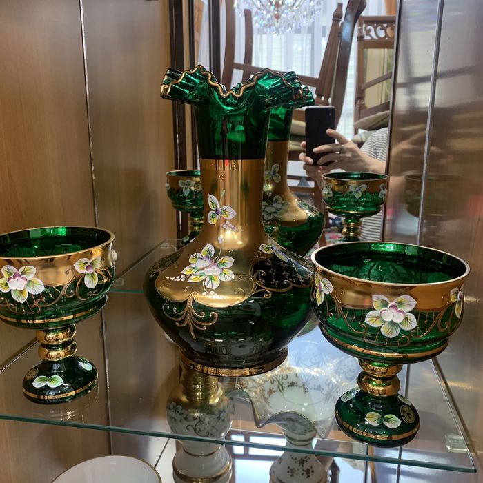 ,сервиз ваза конфетница