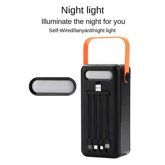 Външна Батерия Power Bank за къмпинг с реален капацитет 40 000 mAh.