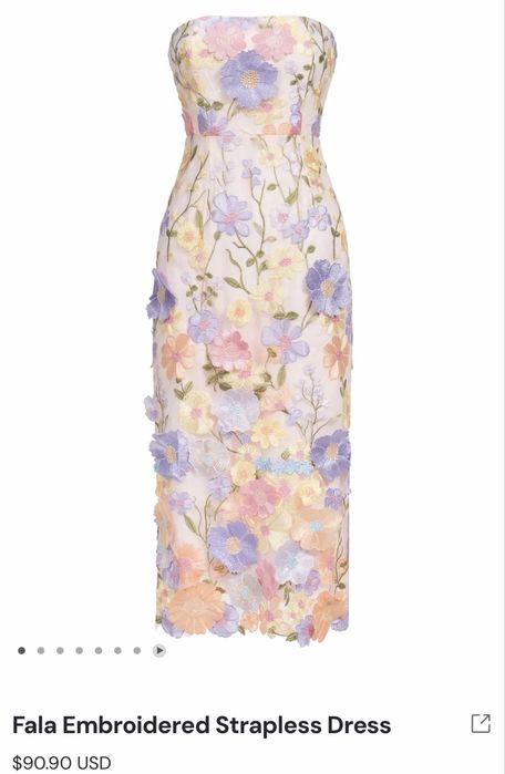 Рокля с цветя XS Bella Barnett