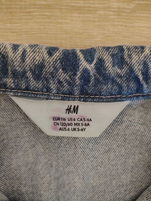 Geaca Jeans copii  116 cm H&M