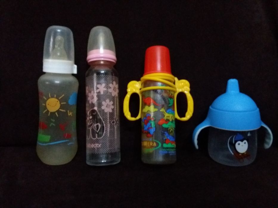 Бутылочки Авент Филипс и ложки силиконовые