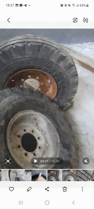 Тележкага шиналар сотилади