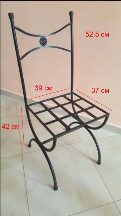 Стол ковано желязо