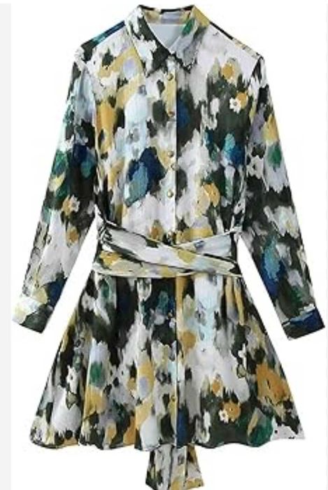 Рокля ZARA с дълъг ръкав