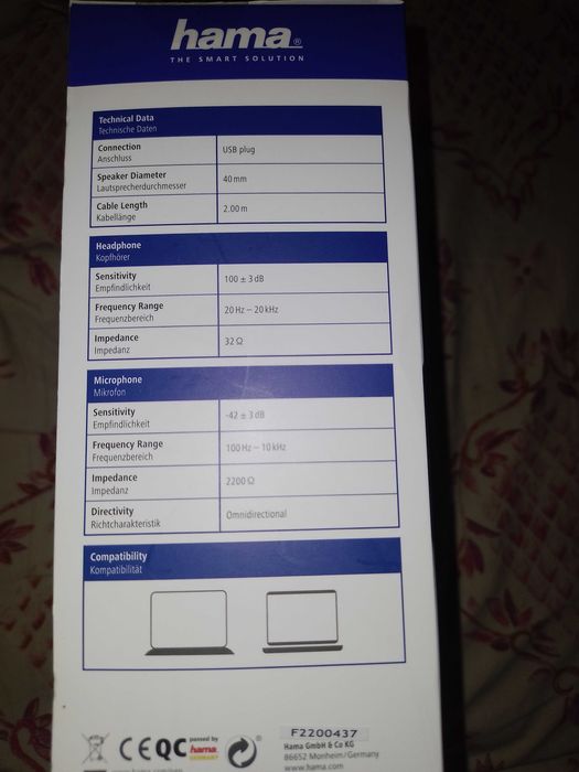 Căști hama cu microfon