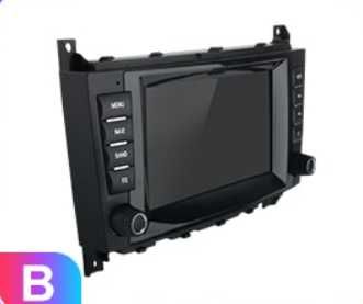 Navigatie Android  Mercedes C-class w203 / CLS W219 / CLK W209 Waze