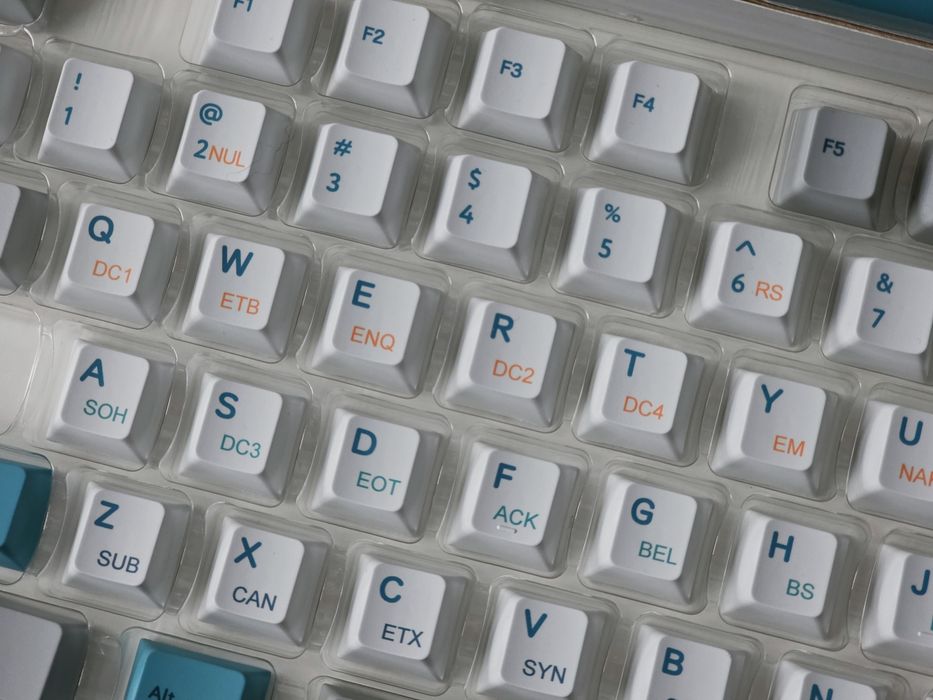 Set taste keycaps pt tastatura mecanica PBT Retro Codex profil Cherry