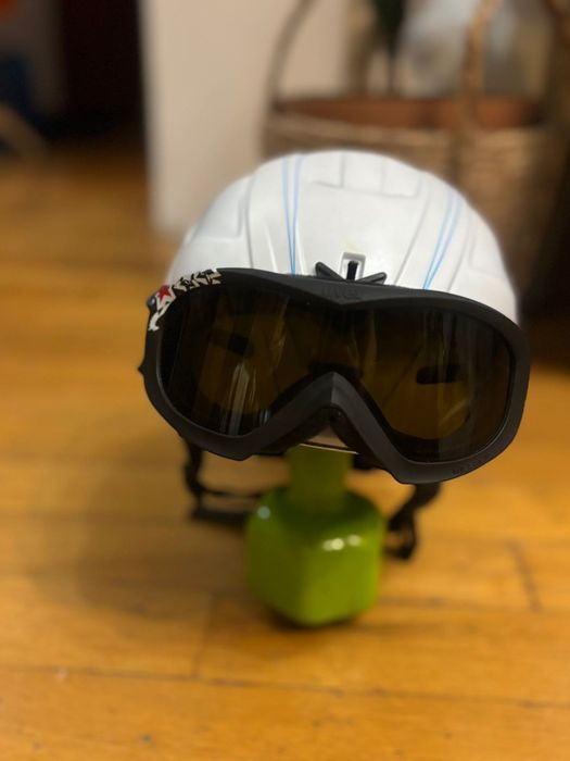 детска каска за ски Stuf с очила