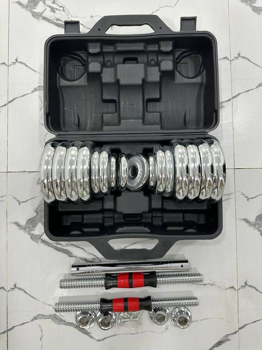 Гантел Хромированные