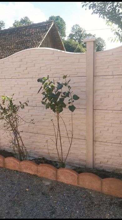 Gard beton plăcă și stâlp