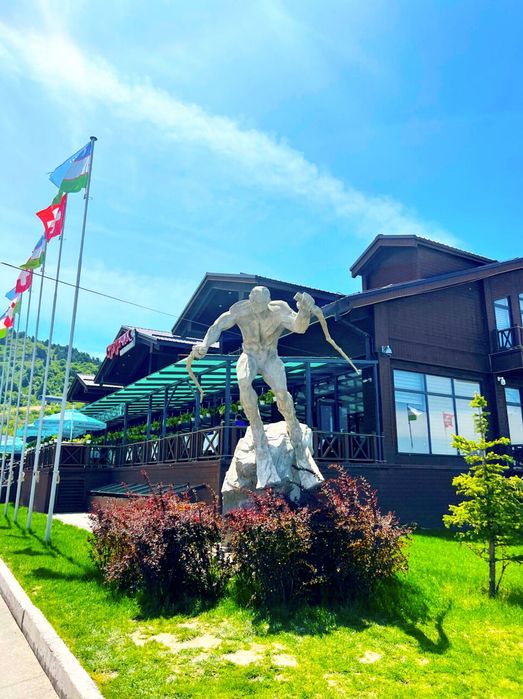 Поездка в горы, Чимган, Чарвак Самарканд. Минивэн  Hyundai, электрокар