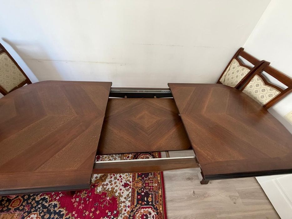 Стол раскладной и 6 стульев, б/у