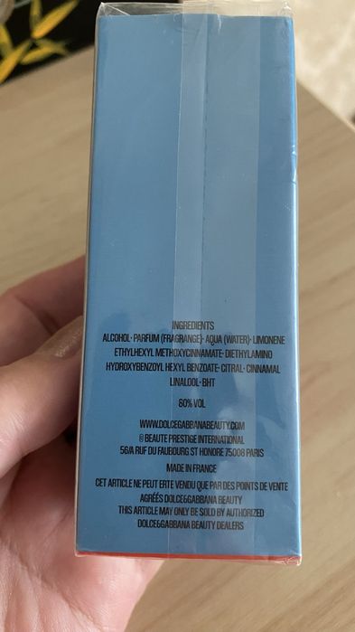 Новые Духи Dolce&Gabbana 35 ml, оригинал