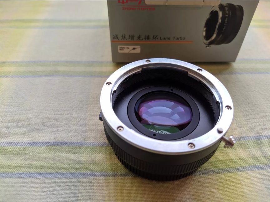 ZhongYi Mitakon Lens Turbo II адаптер за Canon EF обективи към Sony E